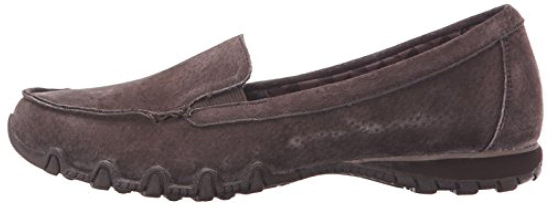 Skechers Bikers Pedestrian Memory Foam Slip-on Moccasin,5.5 M Us,chocolate  Suede Relaxed - Save 48% - Lyst