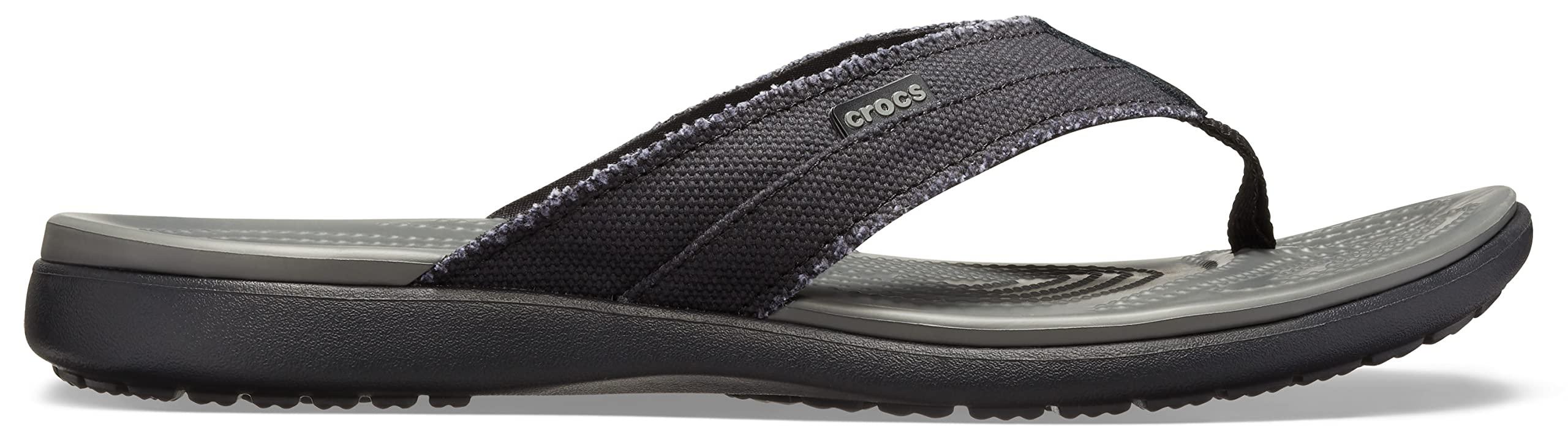 Crocs™ Santa Cruz Canvas Flip Flops 