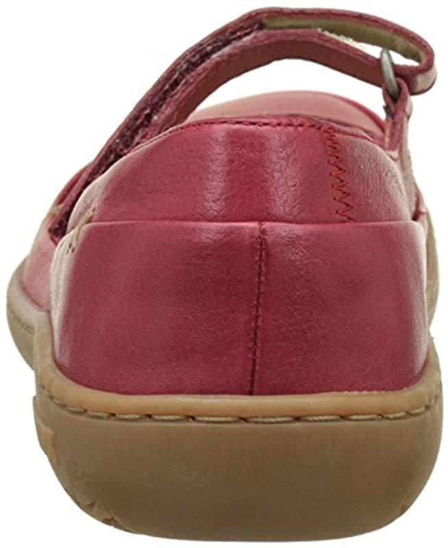 Birkenstock Leather Iona Women's Casual Shoes In Red - Lyst