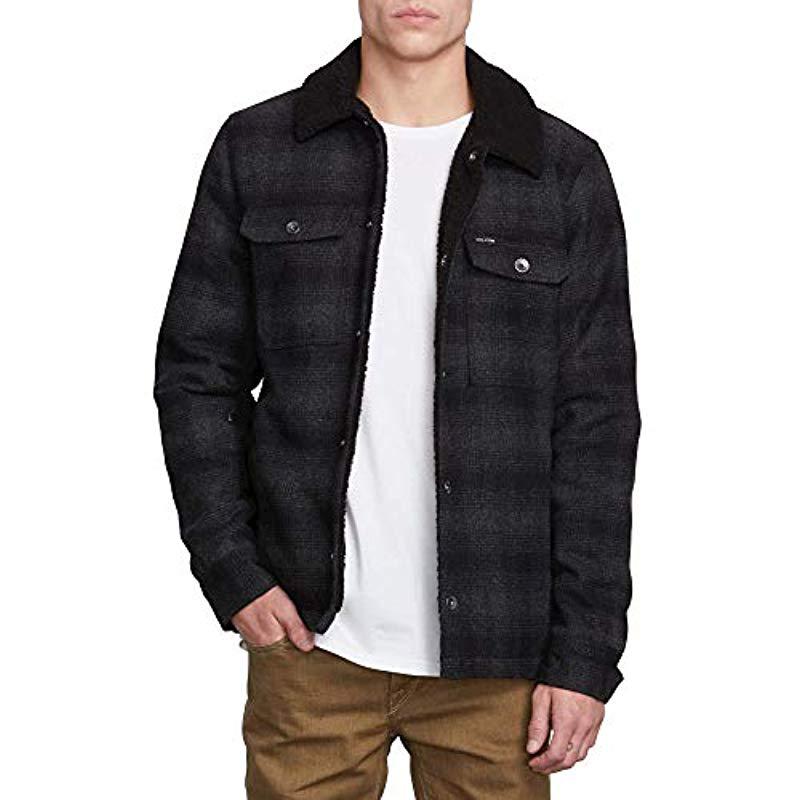 volcom keaton sherpa jacket