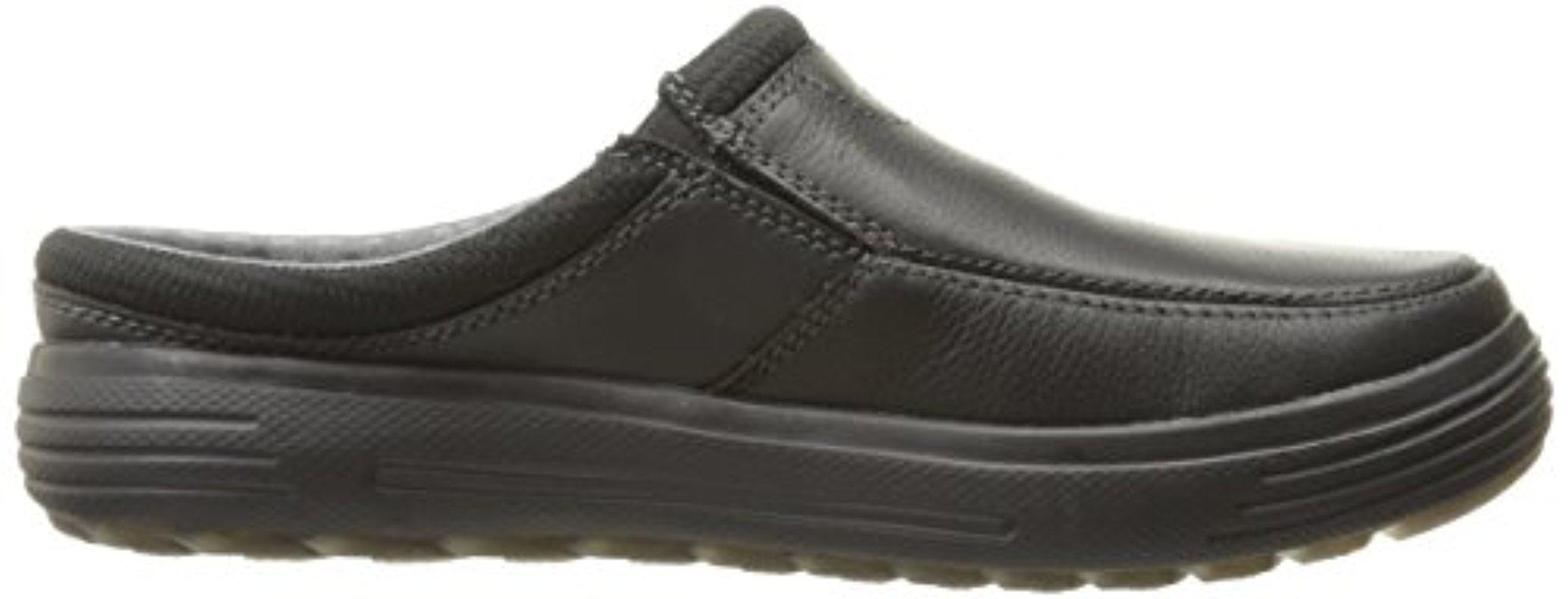 Skechers Leather Porter Vamen Slipon Loafer in Black for Men Lyst