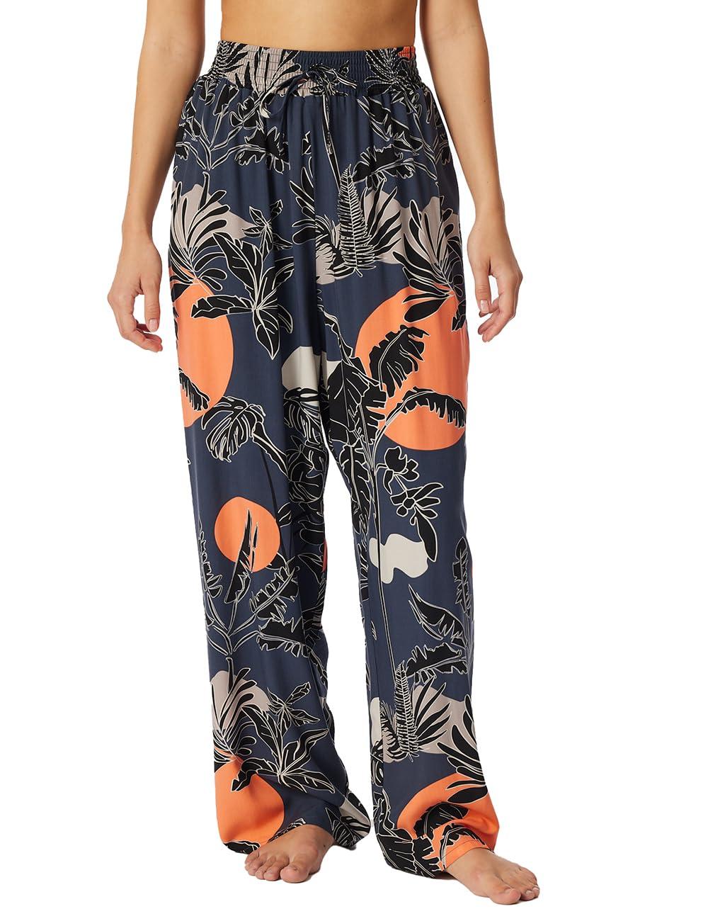 Schiesser Pigiama Donna, Pantaloni Lunghi Con Polsini, In Cotone Elasticizzato – Comodi E Morbidi, Taglia M