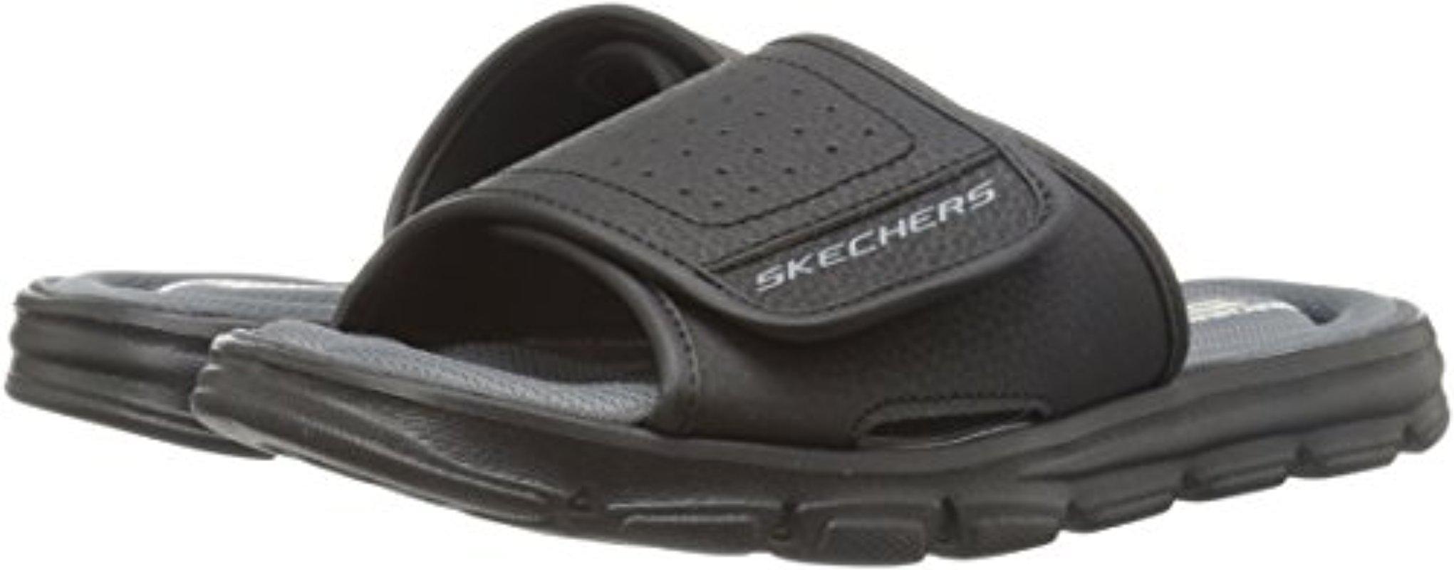 skechers sport men's wind swell slide sandal uk