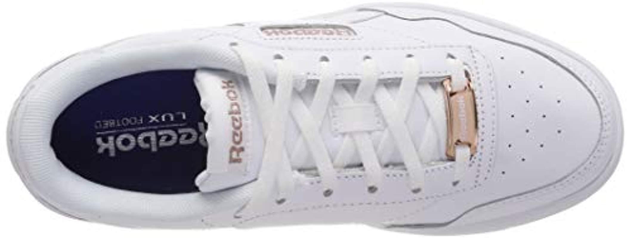 reebok royal glide lx white rose gold