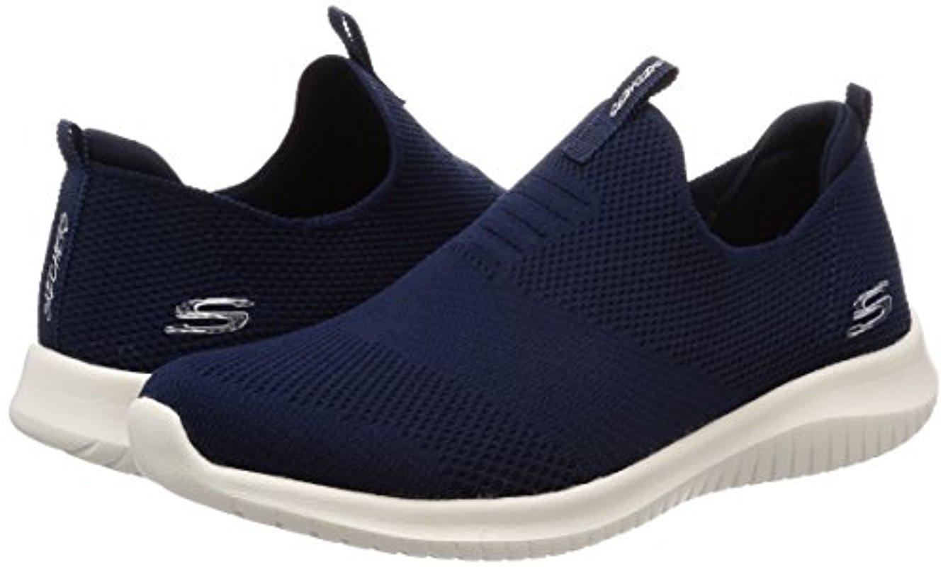 skechers ultra flex first take navy