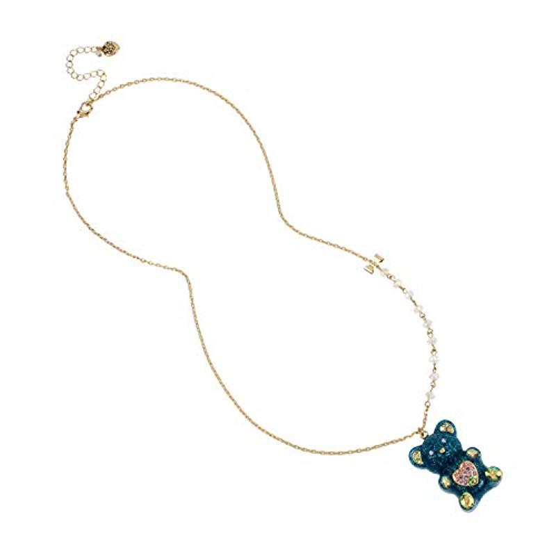 Betsey Johnson Gummy Bear Long Pendant 