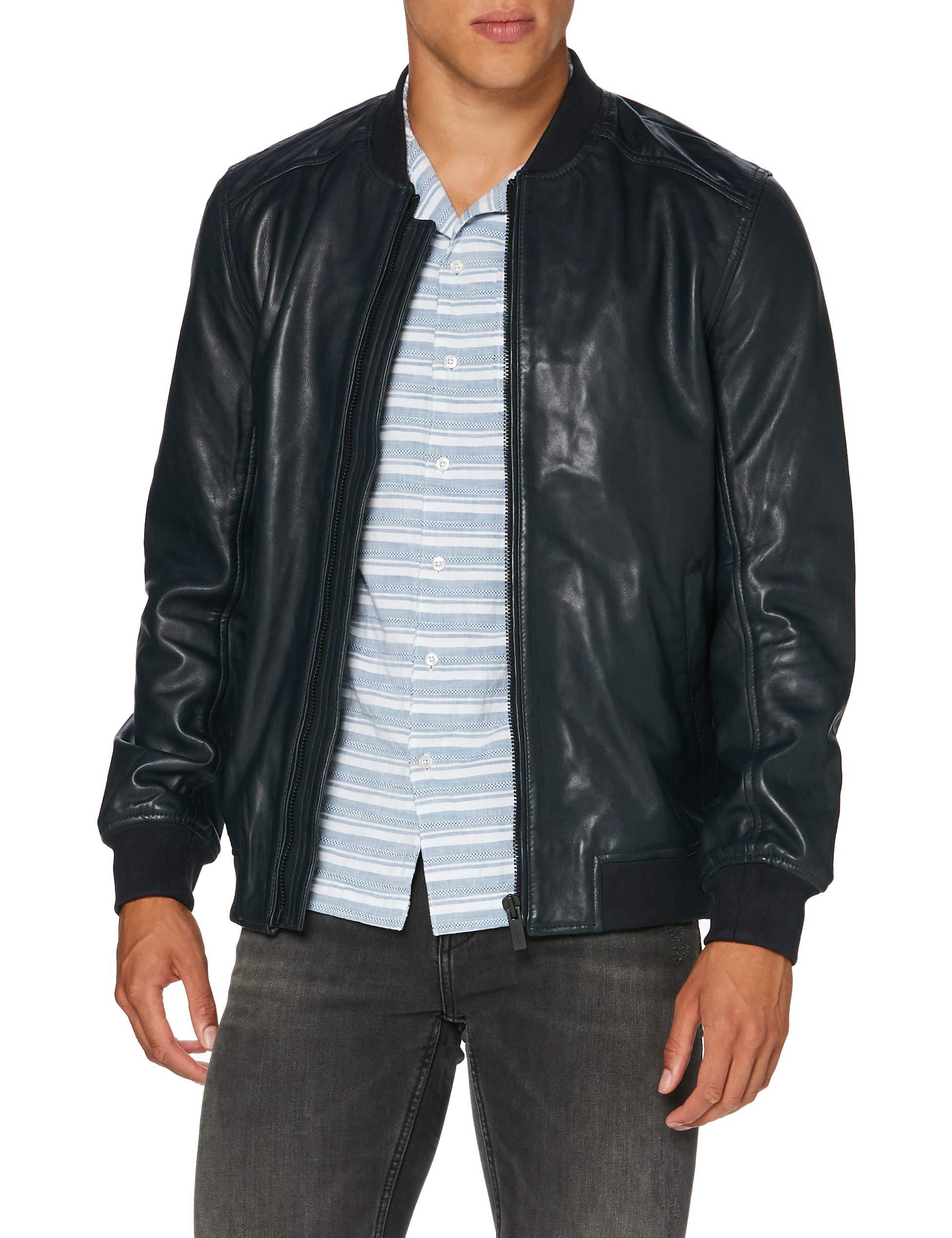 superdry curtis leather jacket