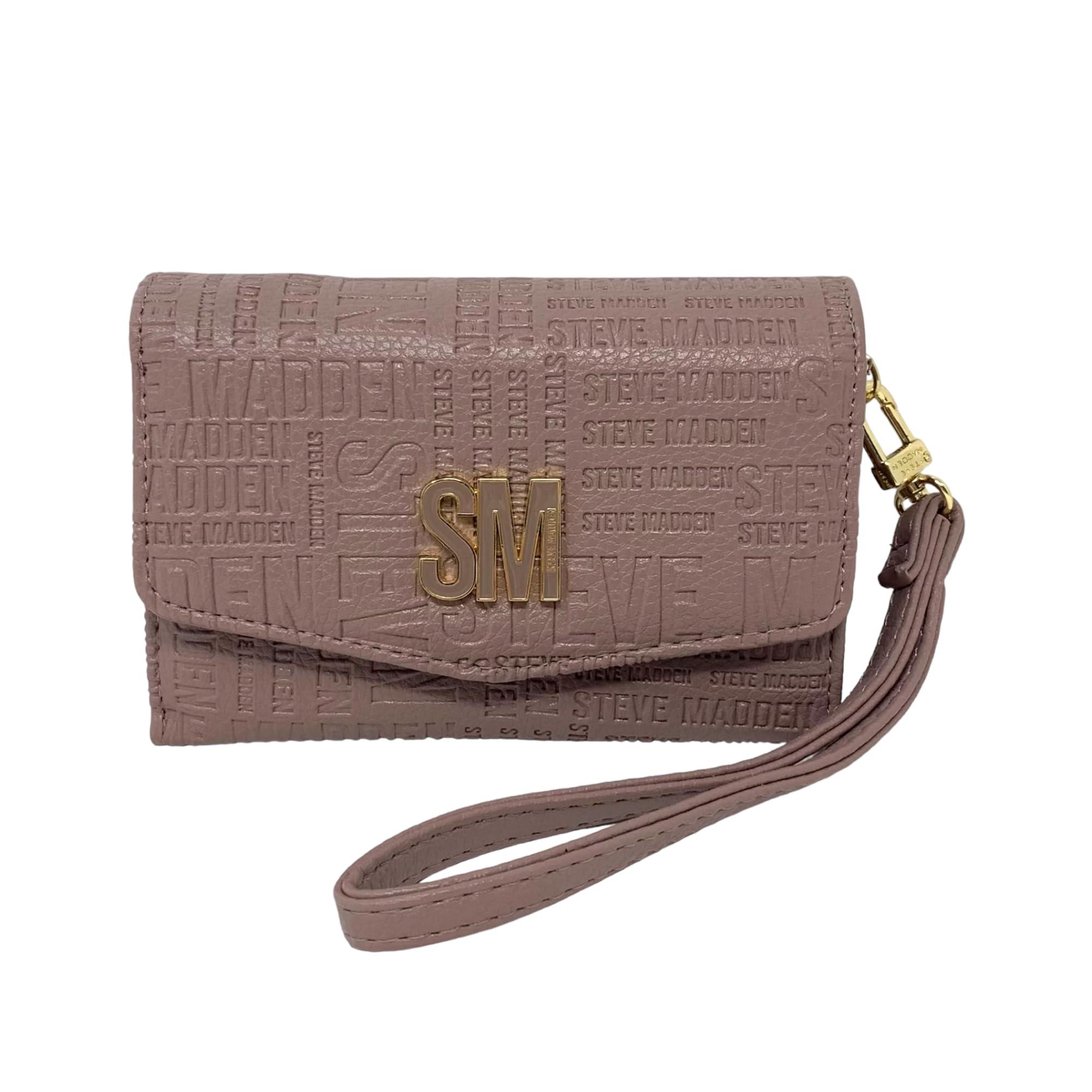 Steve Madden Bshey Cross Body Wallet Bag In Camel And Bone