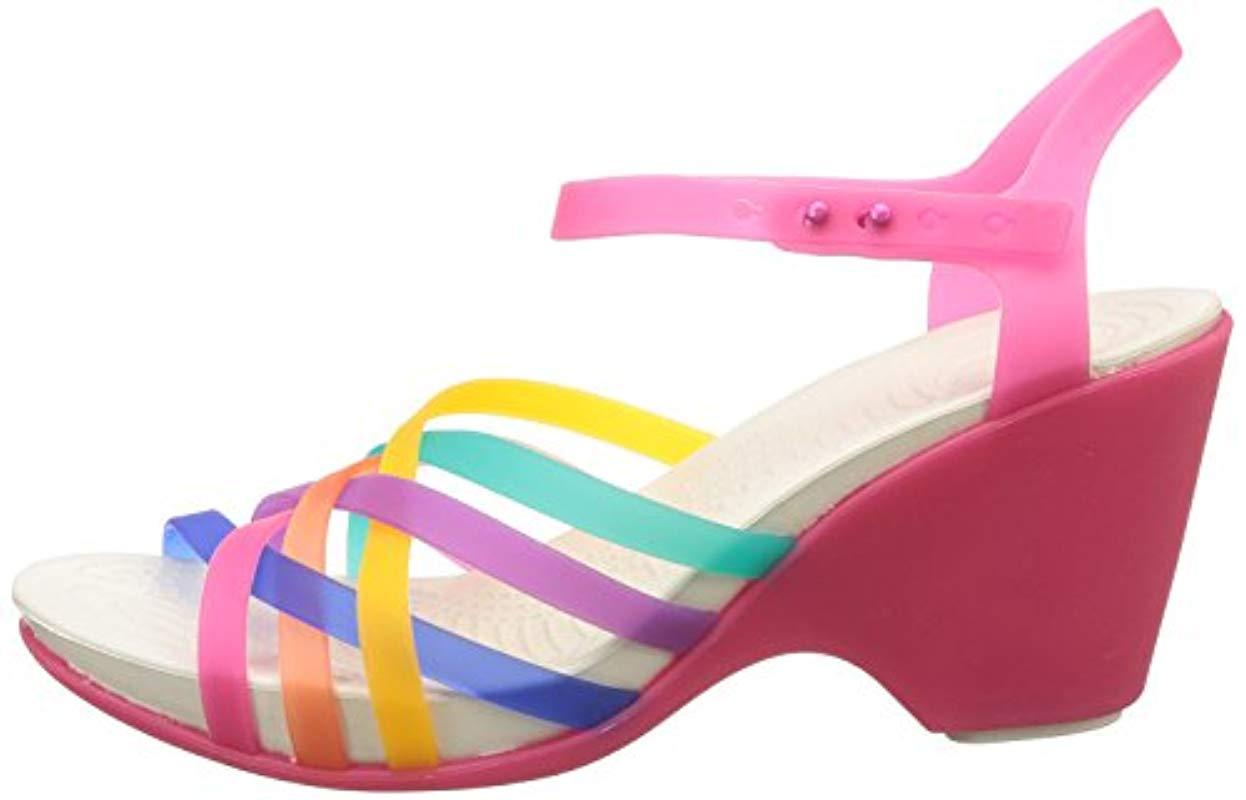 crocs wedge sandals uk