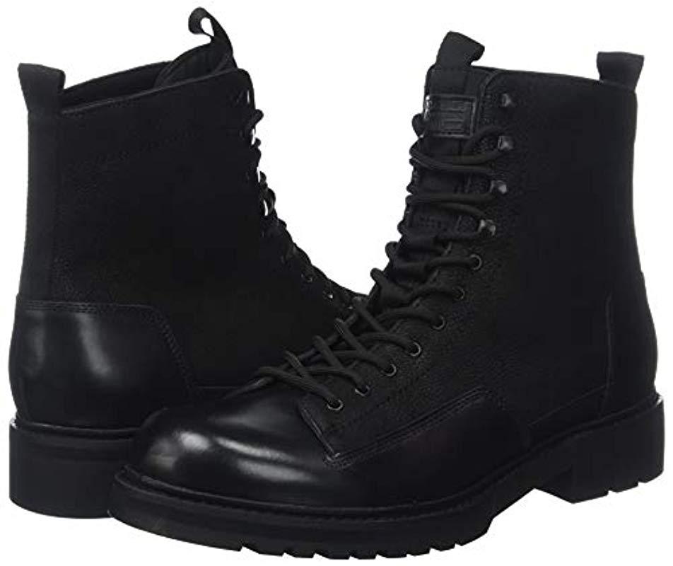g star roofer boots black
