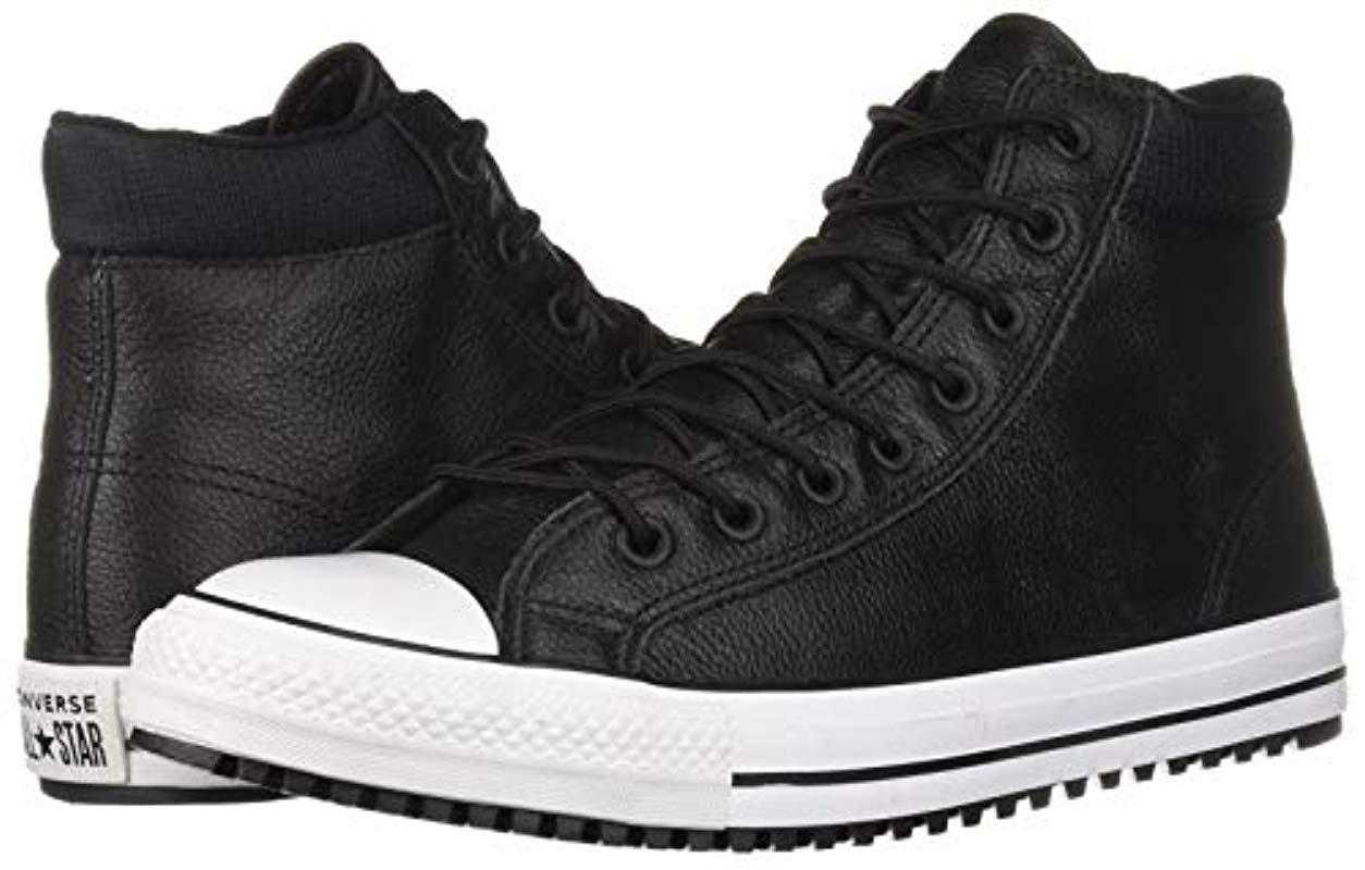 Converse Ctas Pc Boot Hi Leather Black White Trainers 5.5 Uk for Men | Lyst  UK
