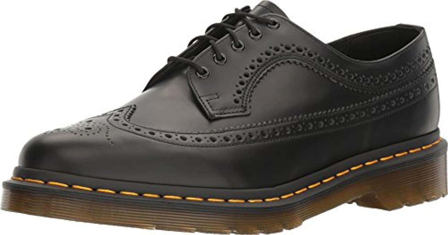 dr martens 3989 brogues in black