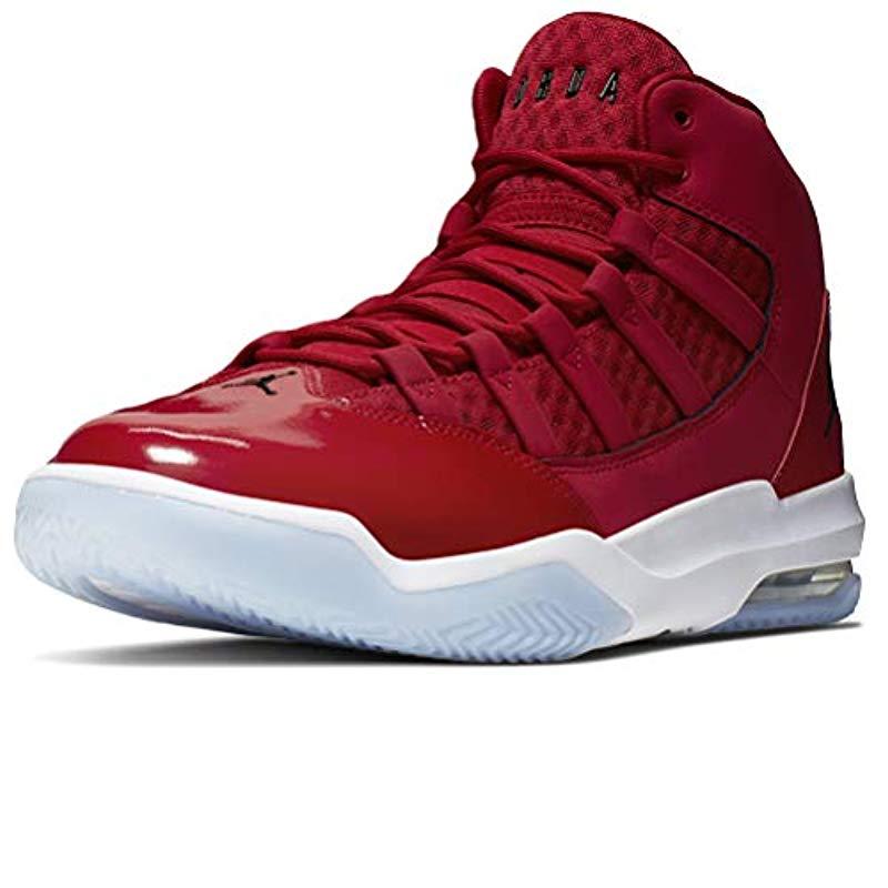 red aura jordans