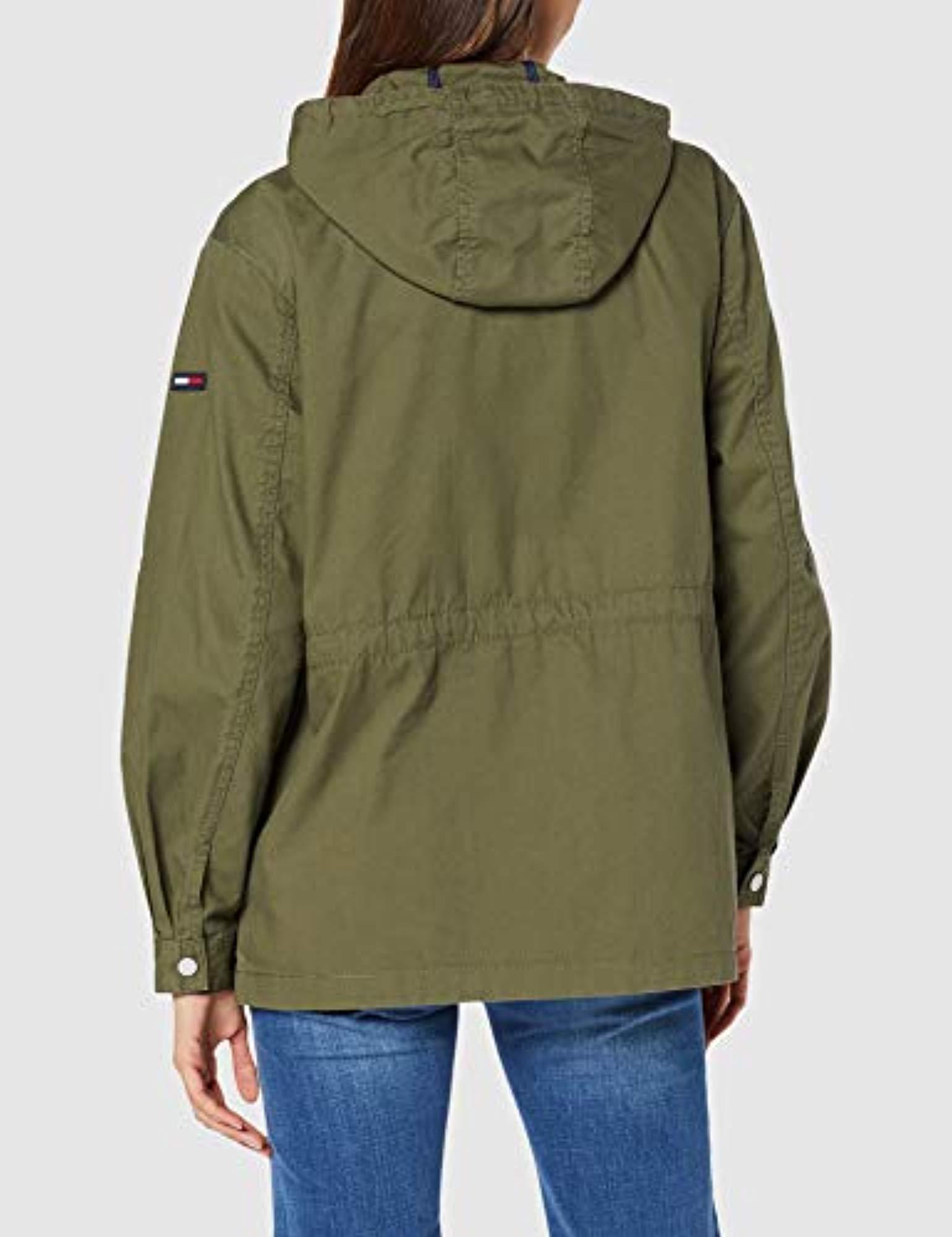 tommy jeans tjw cotton parka
