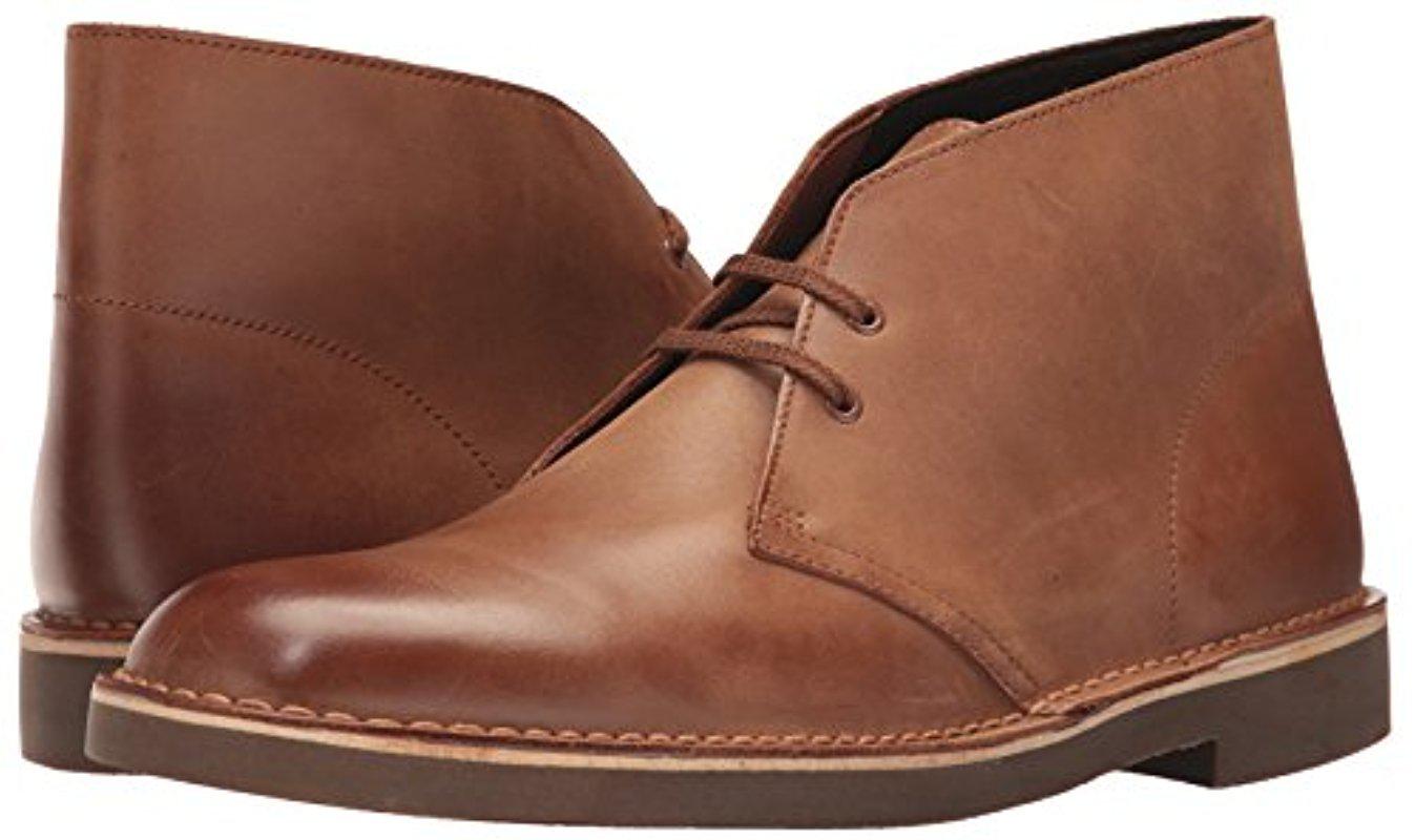 clarks bushacre chukka boot dark brown leather