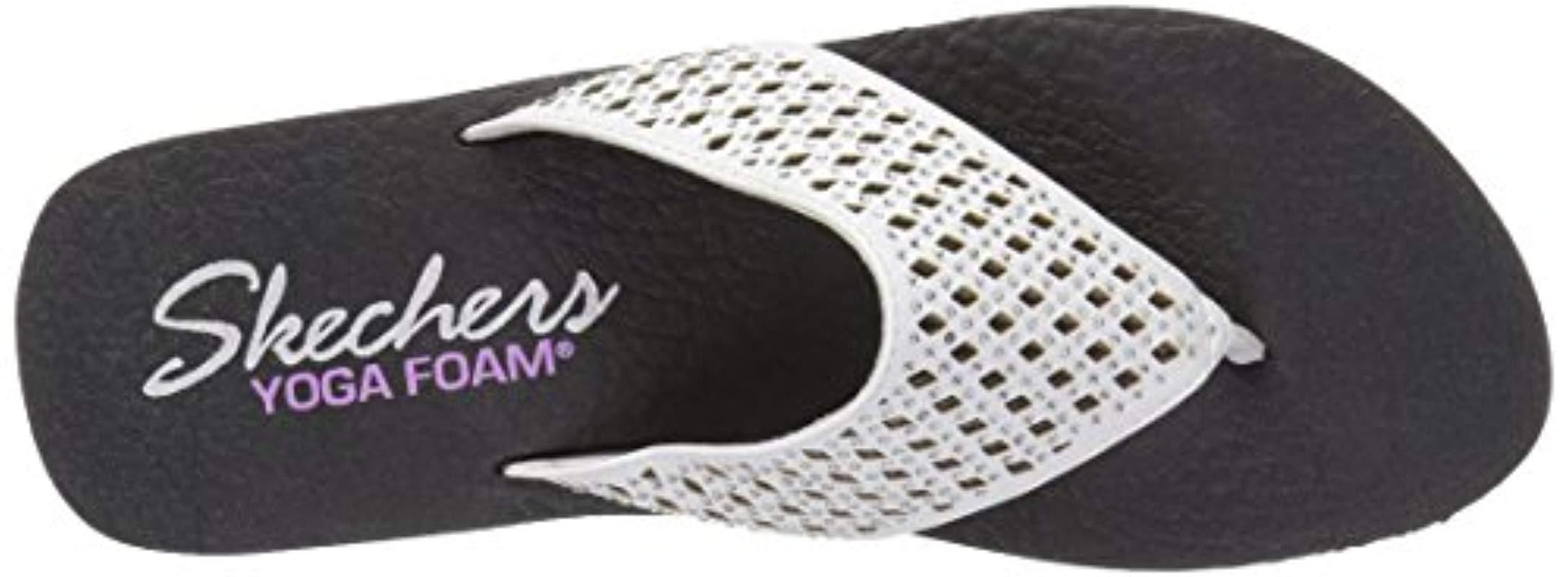 skechers yoga foam mujer blanco
