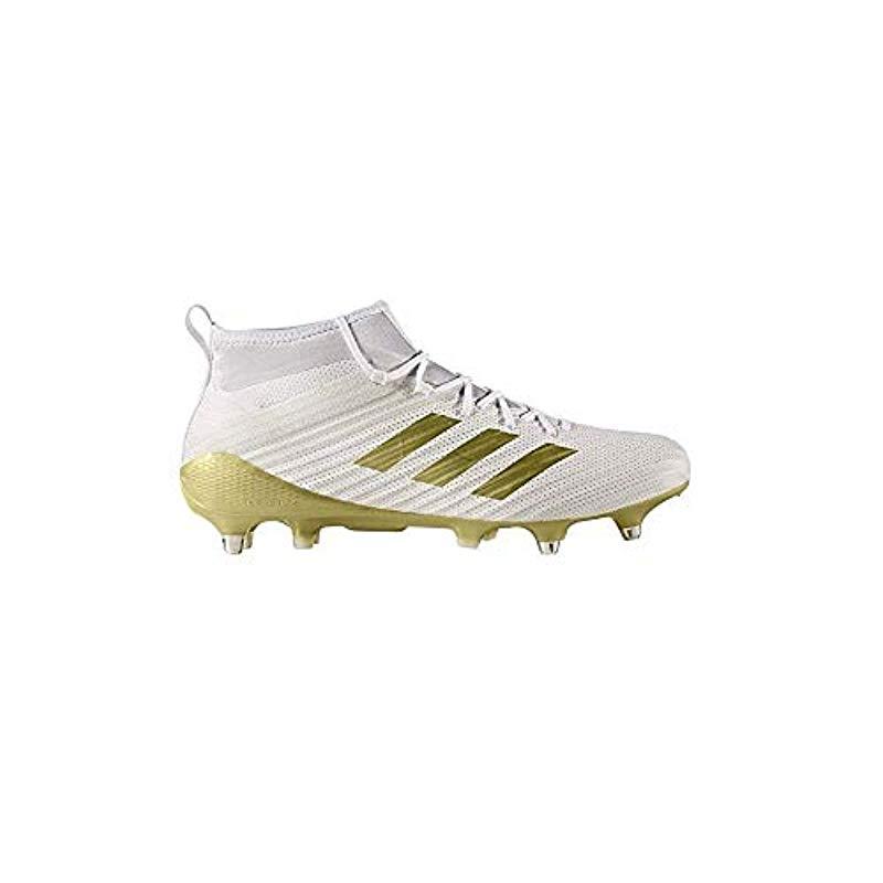 Adidas Predator Flare SG White/Gold Metallic/Grey Mens Boots Soft ...