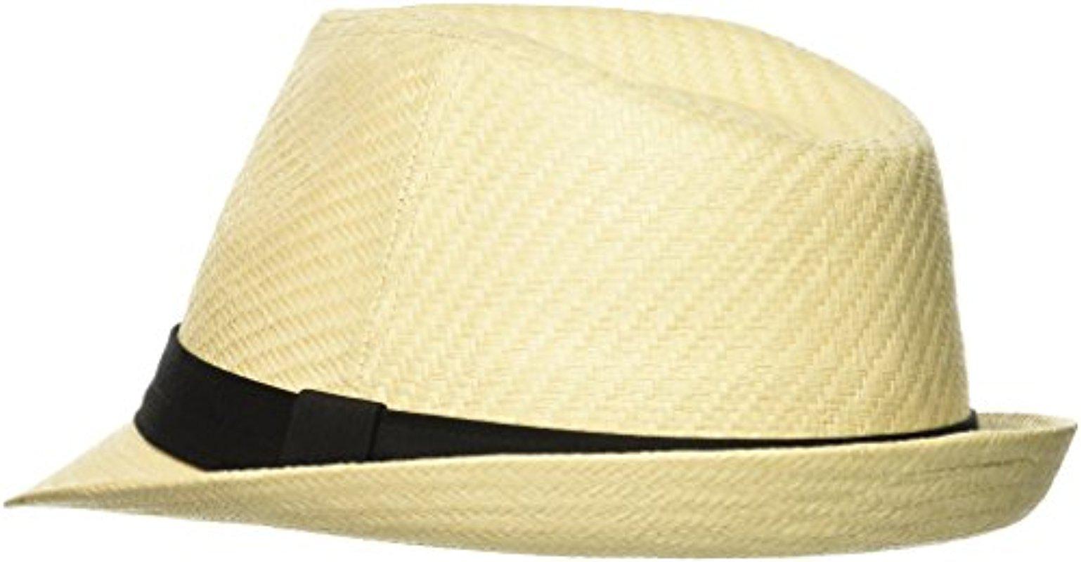 Levi's Classic Fedora Panama Hat Summer Vacation in Natural for Men | Lyst