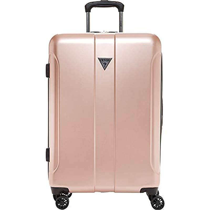 guess rose gold suitcase