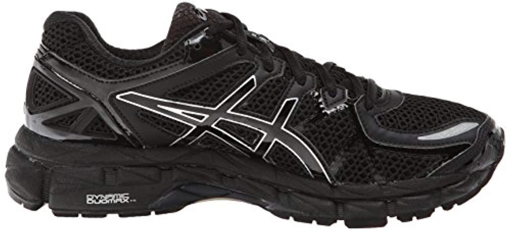 Asics Gel-kayano 21 Running Shoe in Onyx/Black/Silver (Black) | Lyst