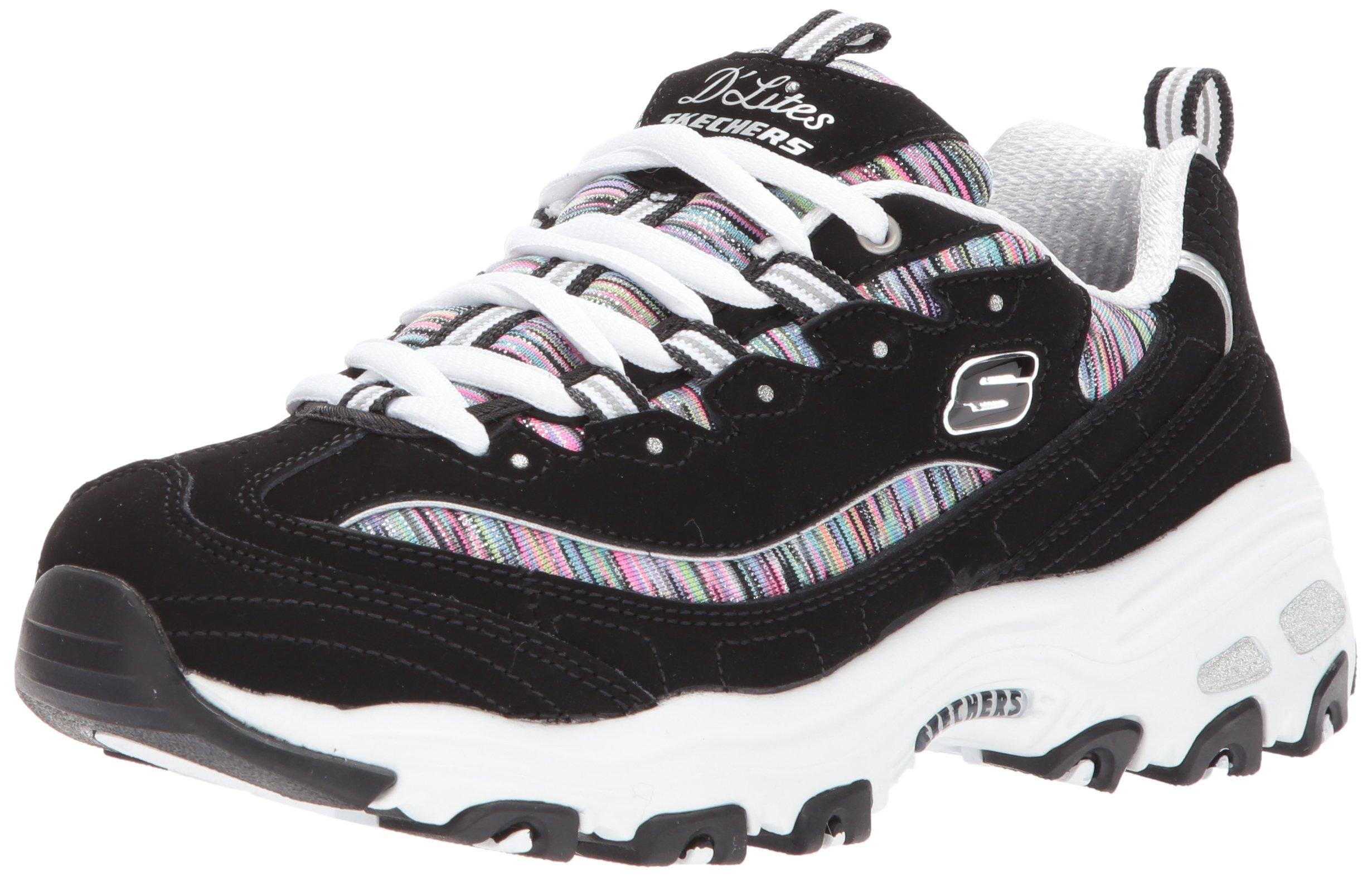 Skechers D'lites-floral Days Trainers in Gray Mint (Black) - Save 35% | Lyst