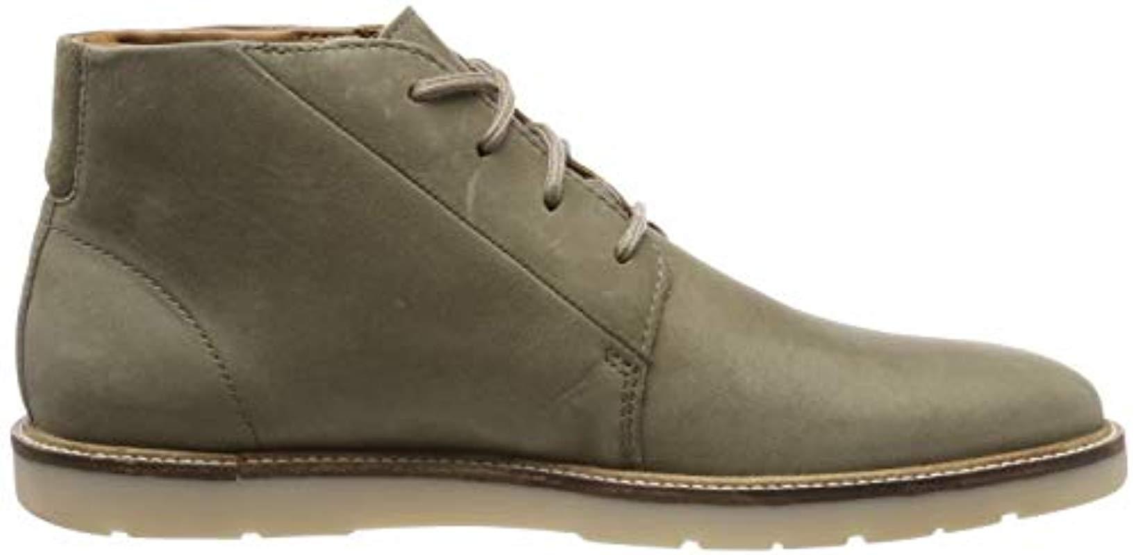 Clarks Grandin Mid Men s Boots In Olive Clarks Men s Grandin Top