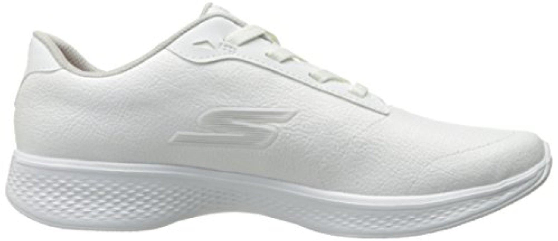 skechers go walk 4 white