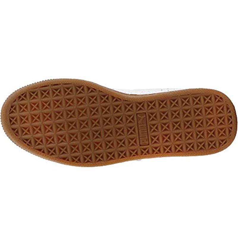 PUMA Leather Basket Classic Strap Citi Fashion Sneaker in ...