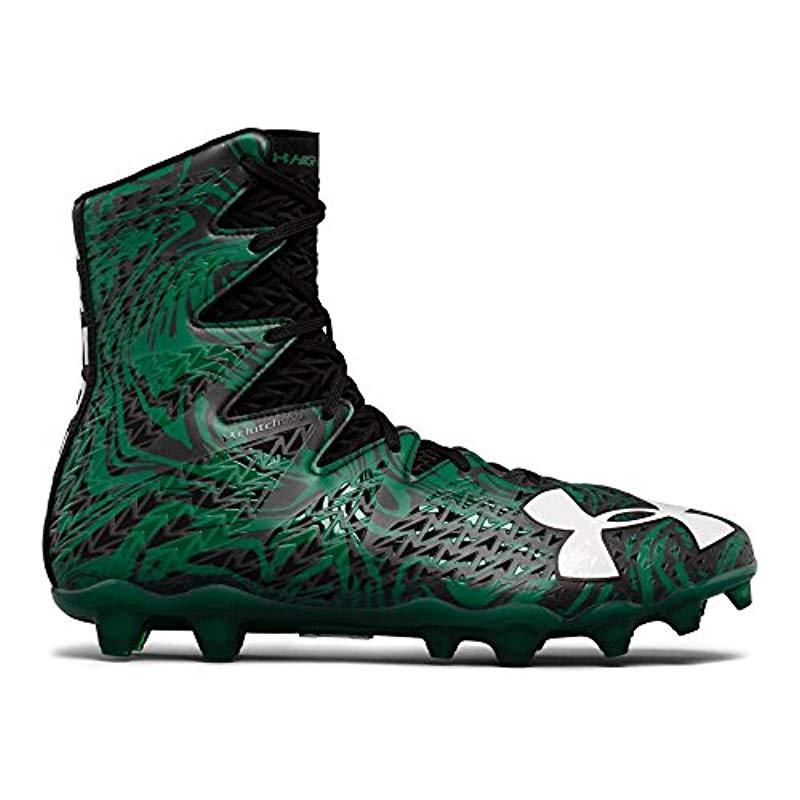 ua highlight cleats green