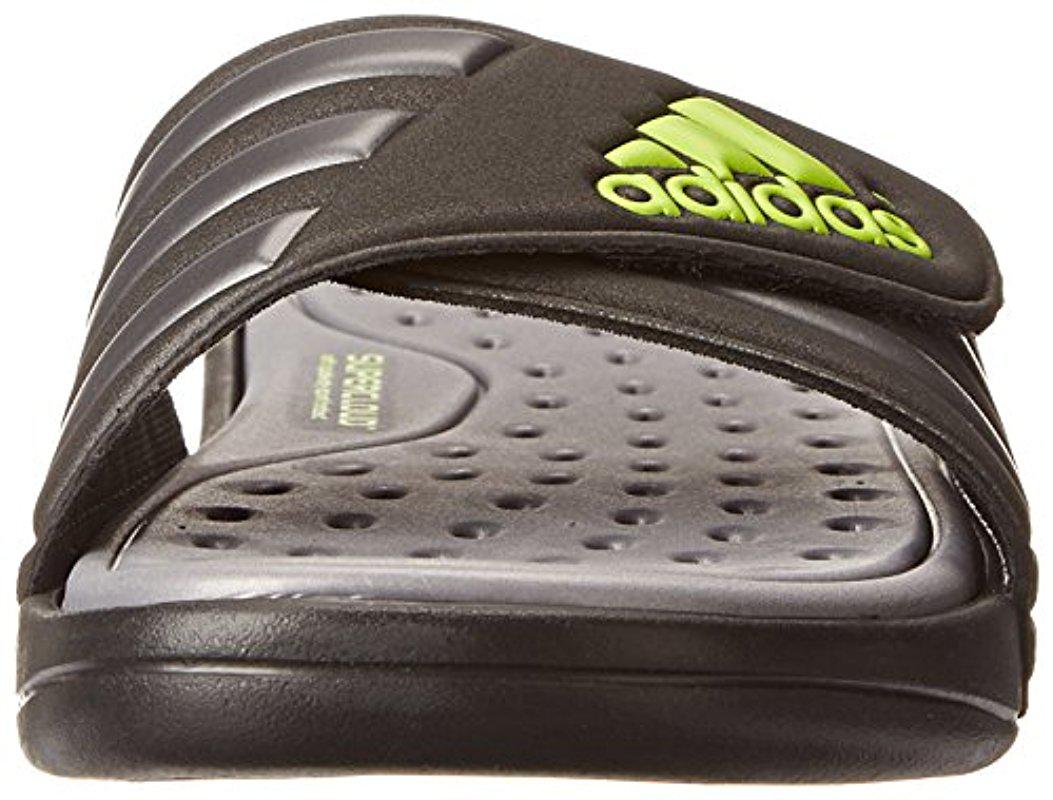 adidas Synthetic Adissage Sc Slide Sandal in Black for Men - Lyst