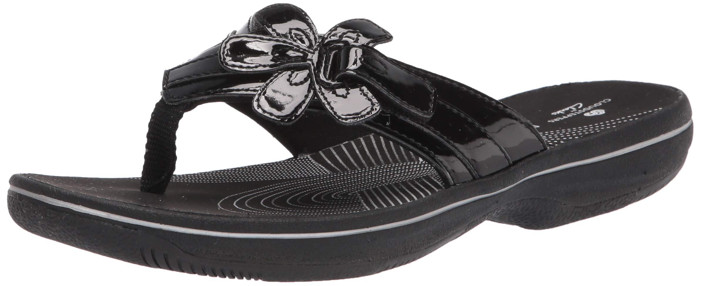 Clarks Brinkley Flora Flipflop in Black Lyst