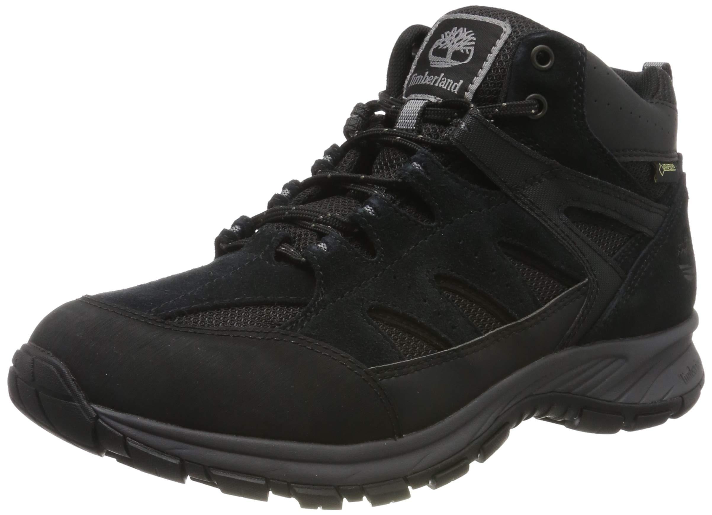 Timberland Sadler Pass Fabric And Leather Mid Gore-tex Hiker Boots in Black  for Men | Lyst UK