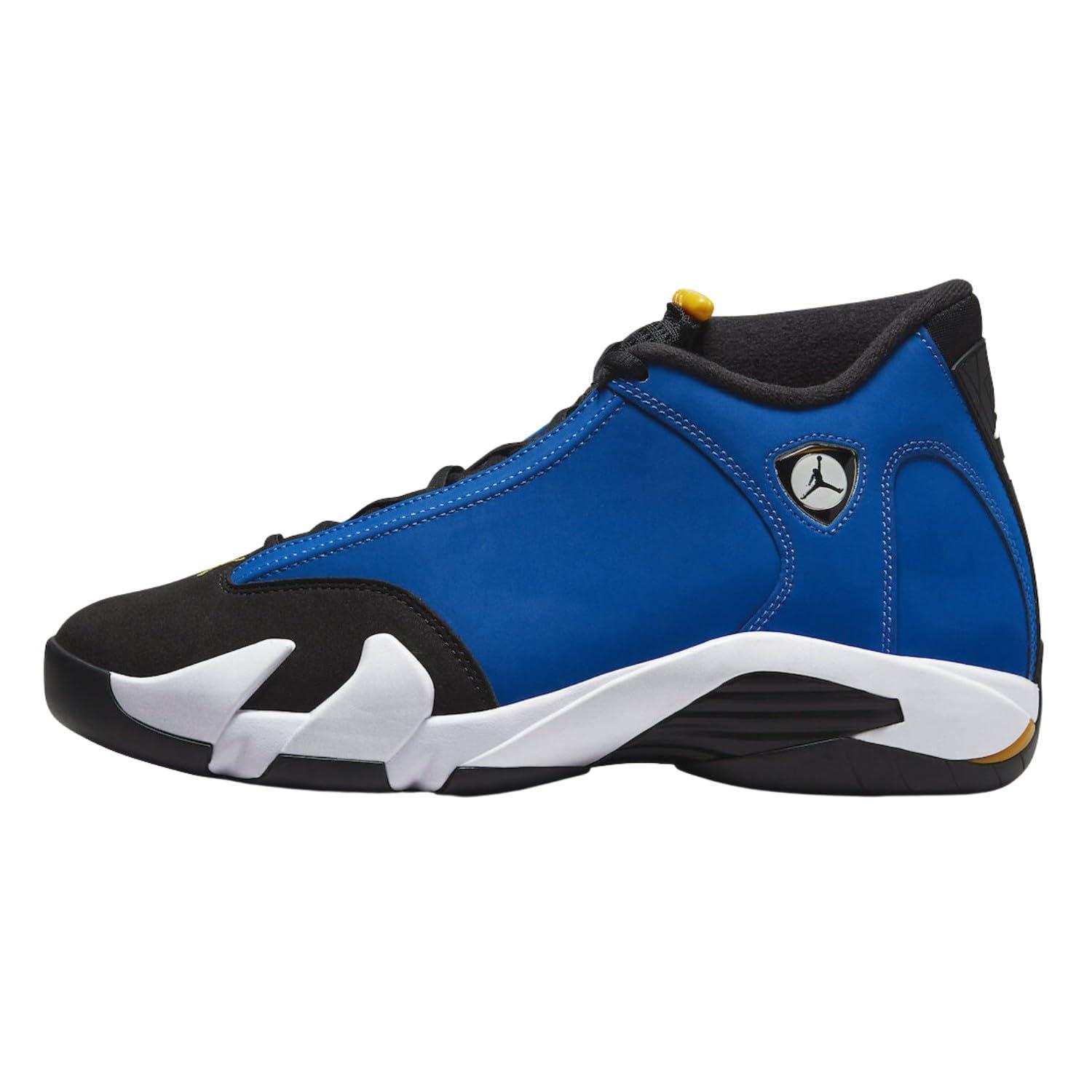jordan retro 14 black and blue