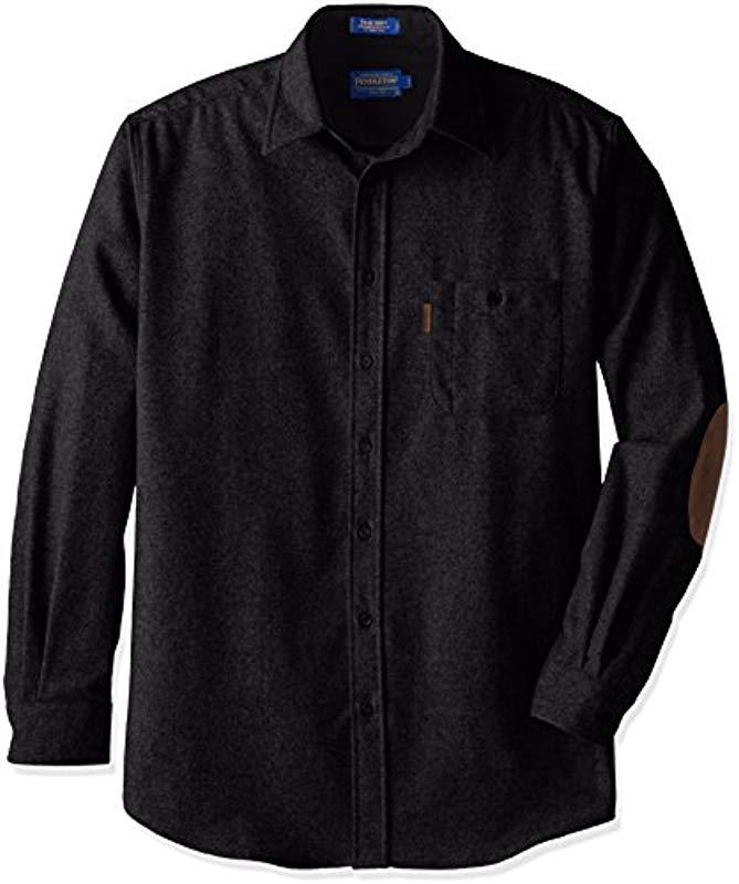 Button-Down Shirts Black Pendleton Mens 