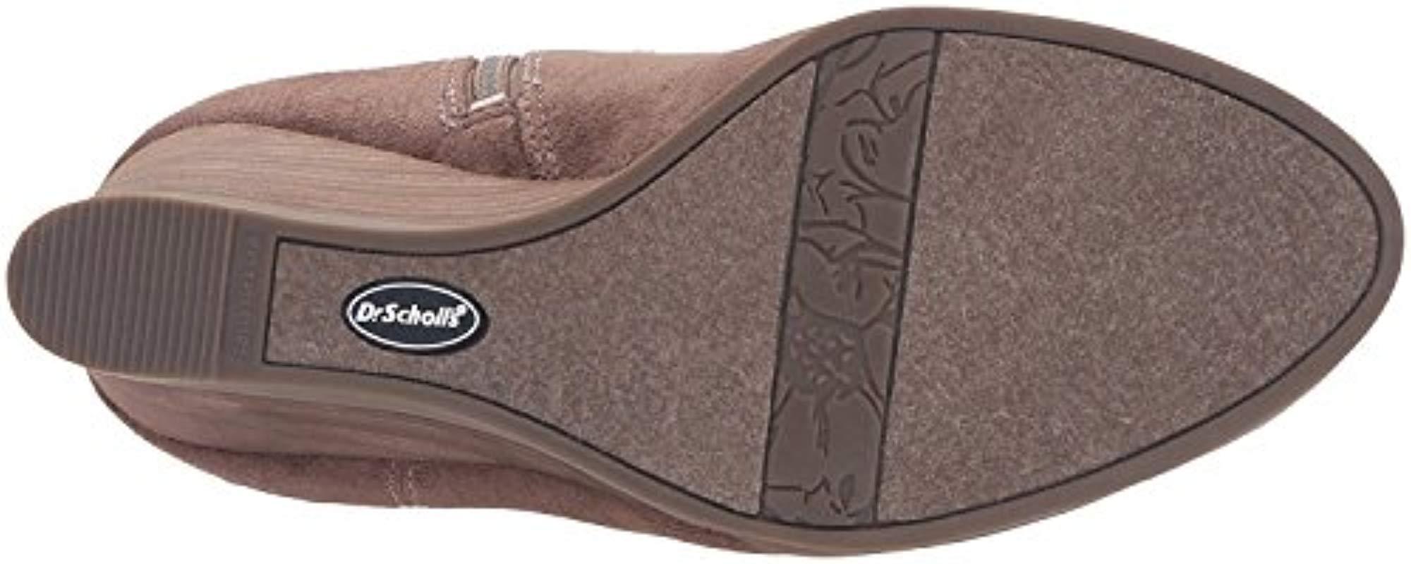 dr scholl's poe wide calf boots