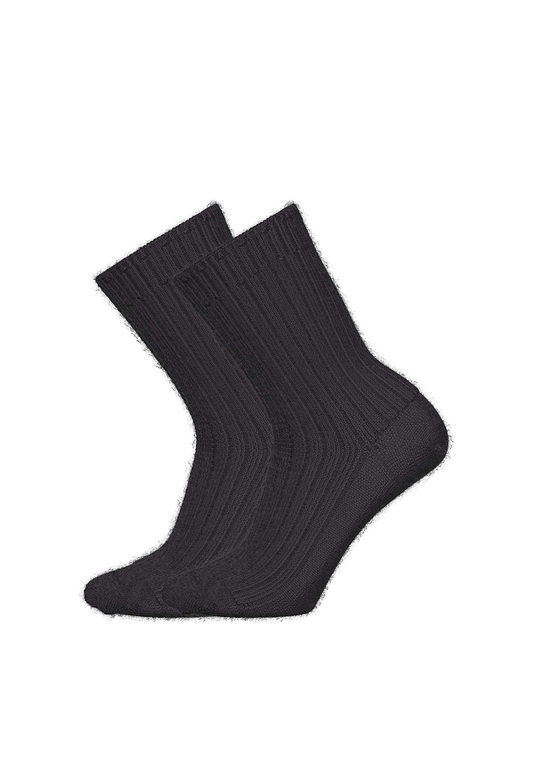 S.oliver Socken hygge 39-42 | black 2er-Pack cashmere in Lyst Blau DE