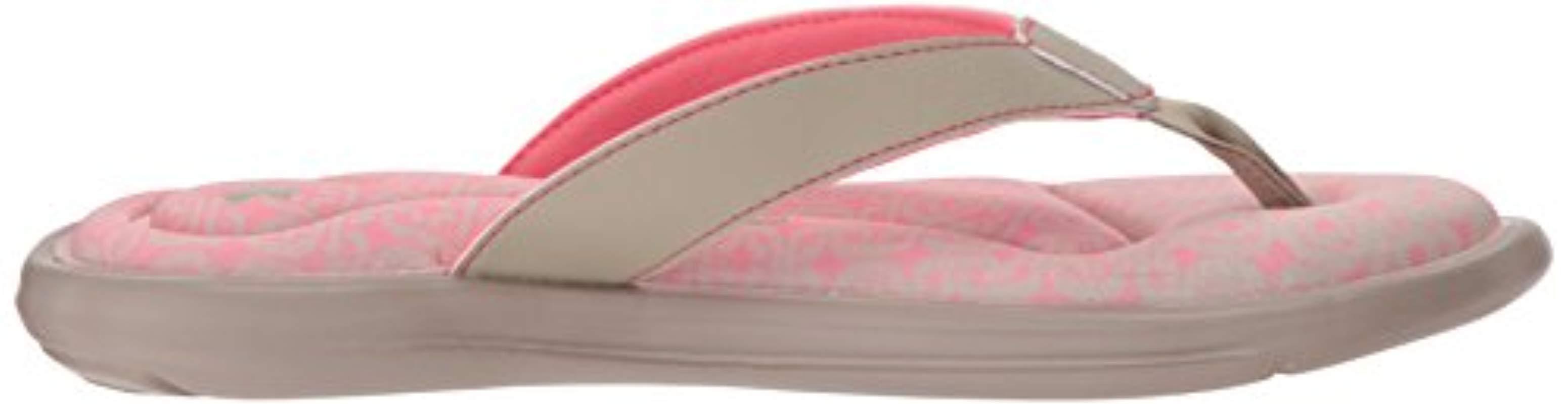 under armour women's marbella oval vi thong flip flops