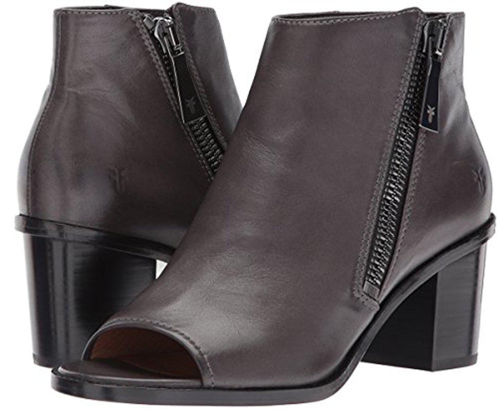 frye brielle zip peep bootie