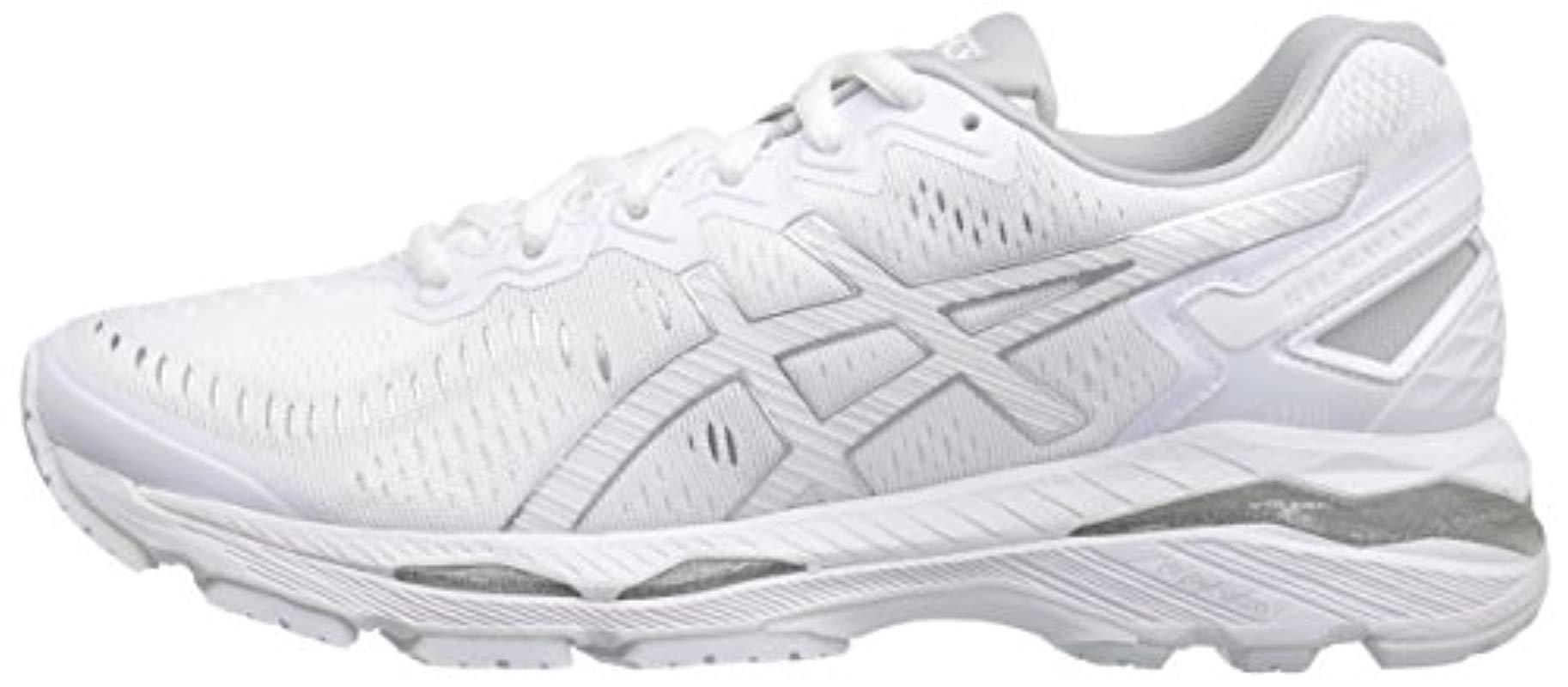 Asics Synthetic Gel Kayano 23 Running Shoe In White Lyst Asics Synthetic Gel Kayano 23 Running Shoe In White Lyst