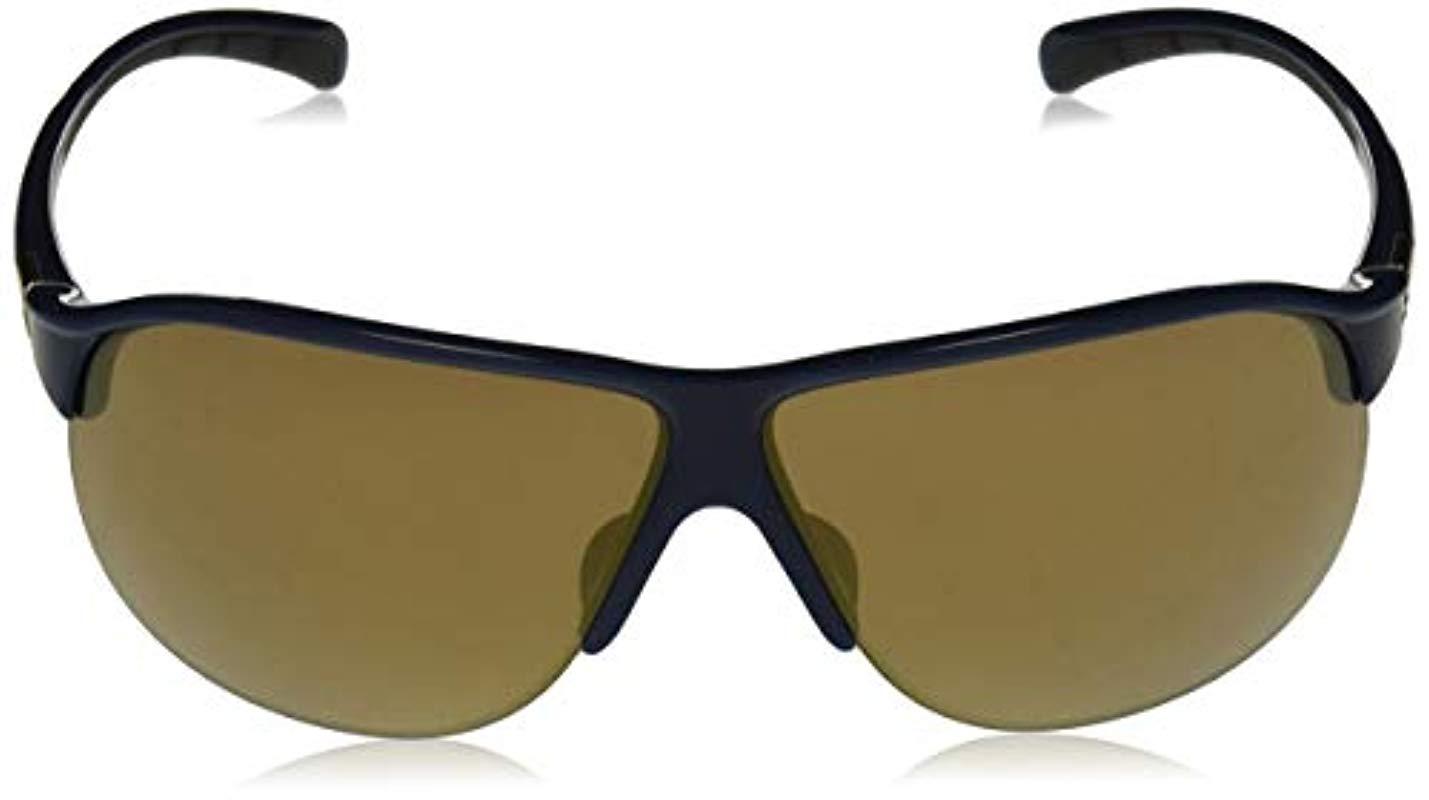 adidas Unisex-adult Tourpro L A178 6058 Non-polarized Iridium Aviator  Sunglasses in Shiny Navy (Blue) - Lyst