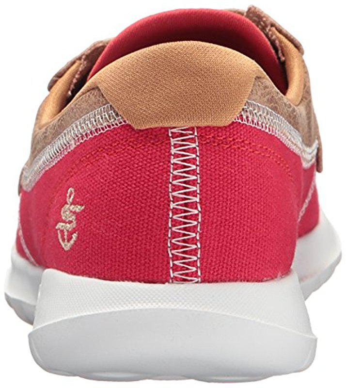 Skechers Go Walk Lite-15430 Boat Shoe in Red | Lyst