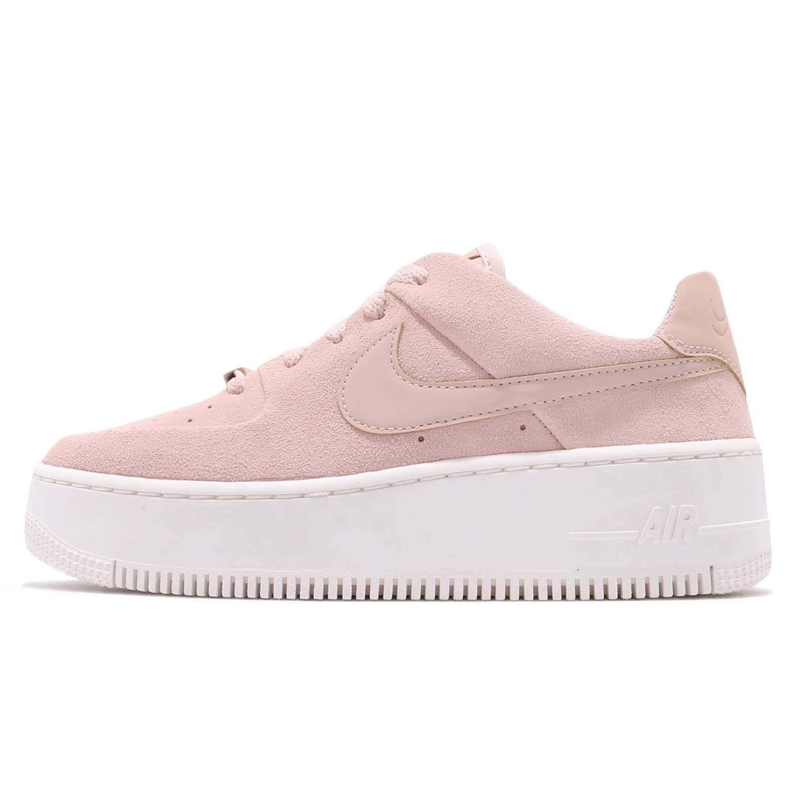 Zapatillas rosas Air Force 1 Sage Nike de Cuero de color Neutro | Lyst