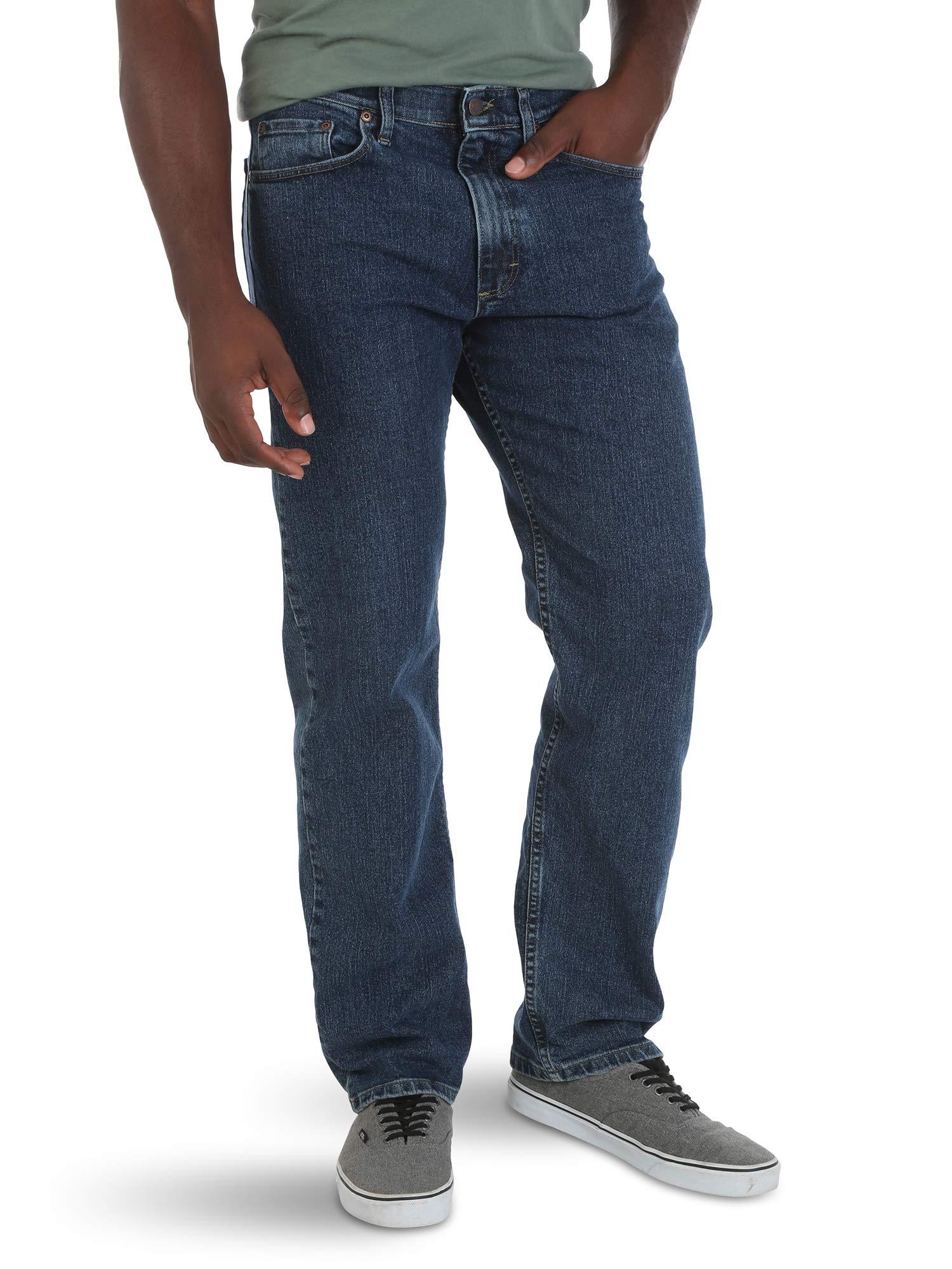 Wrangler Authentics Relaxed Fit Comfort Flex Waist Jean in Blue for Men |  Lyst UK