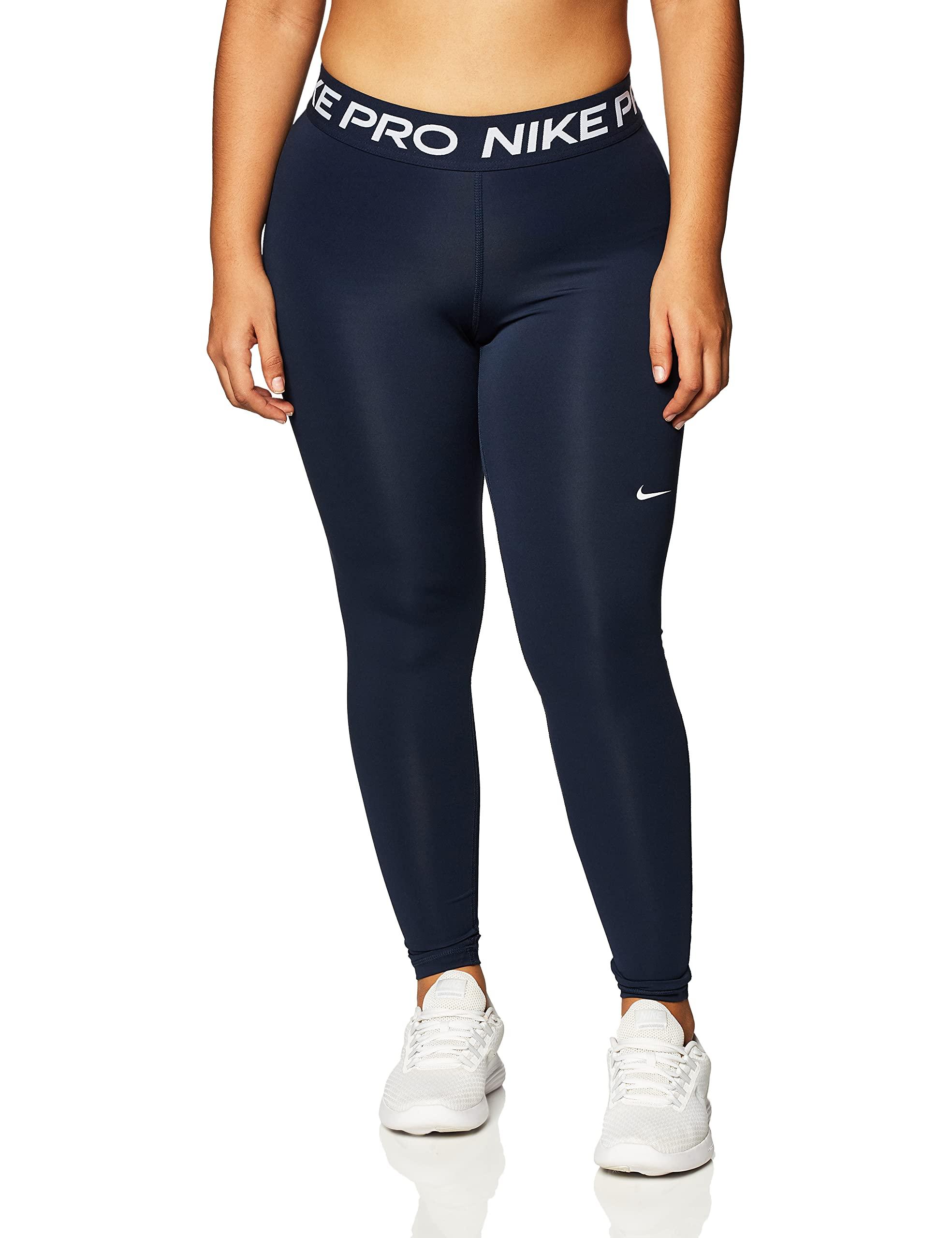 Nike Pro Tights Navy in Blue | Lyst UK