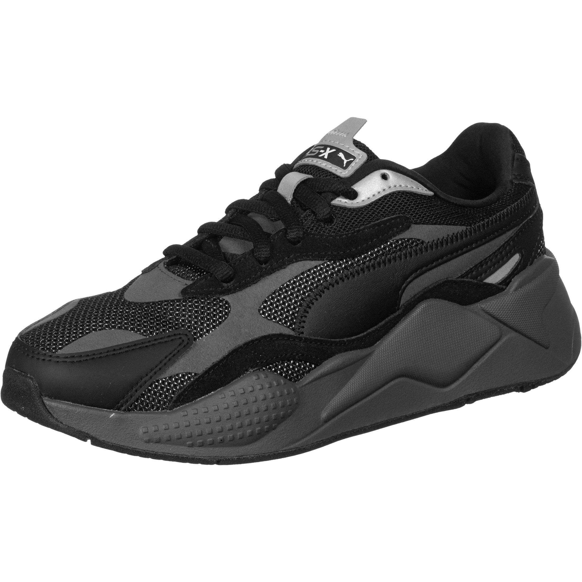 puma puzzle trainers black