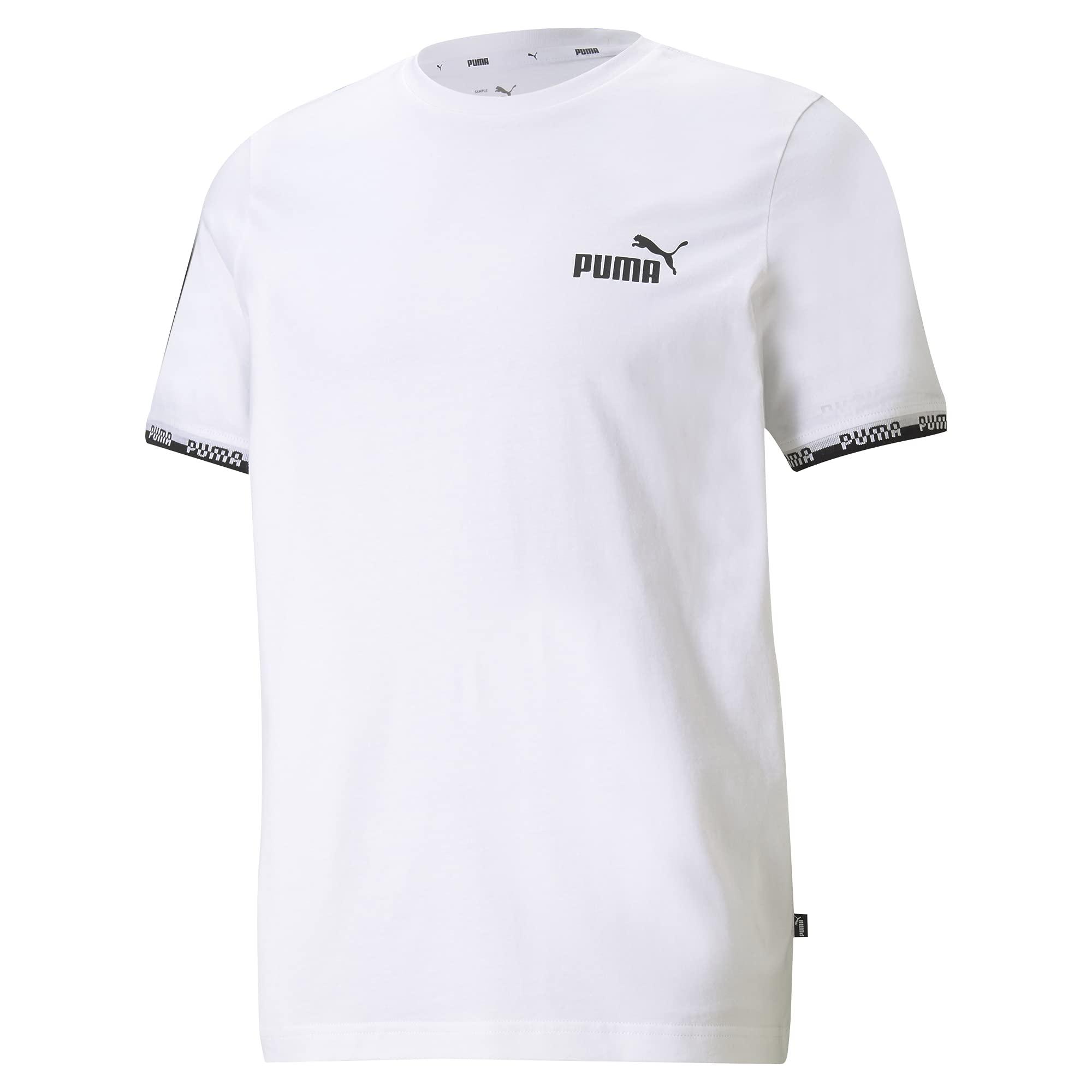 PUMA Rubber Amplified Short Sleeve T-shirt in White for Men - Save 44% |  Lyst