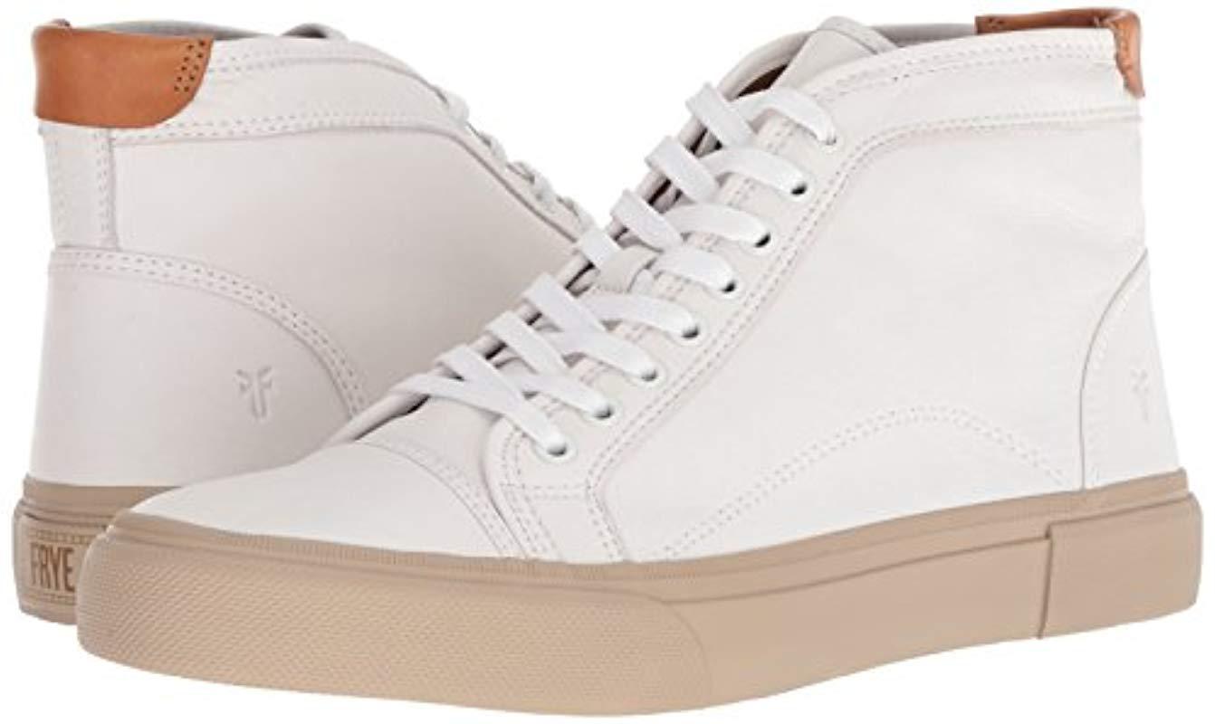 frye white sneakers