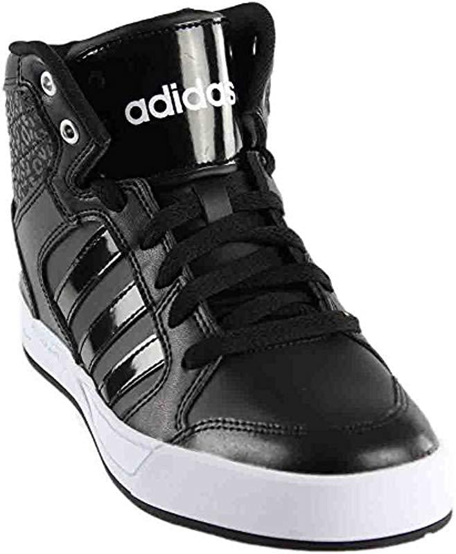 adidas Leather Neo Bb Performance Raleigh Mid W Basketball Fashion Sneaker  in Black/Black/White (Black) for Men - Lyst
