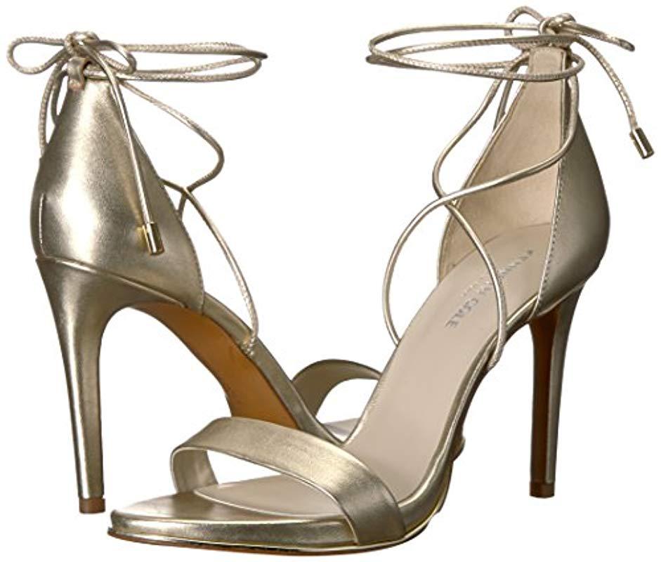 berry wraparound sandal