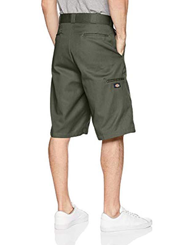 Dickies 13 Inch Loose Fit Multi-pocket Work Short in Olive Green (Green)  for Men - Save 32% - Lyst